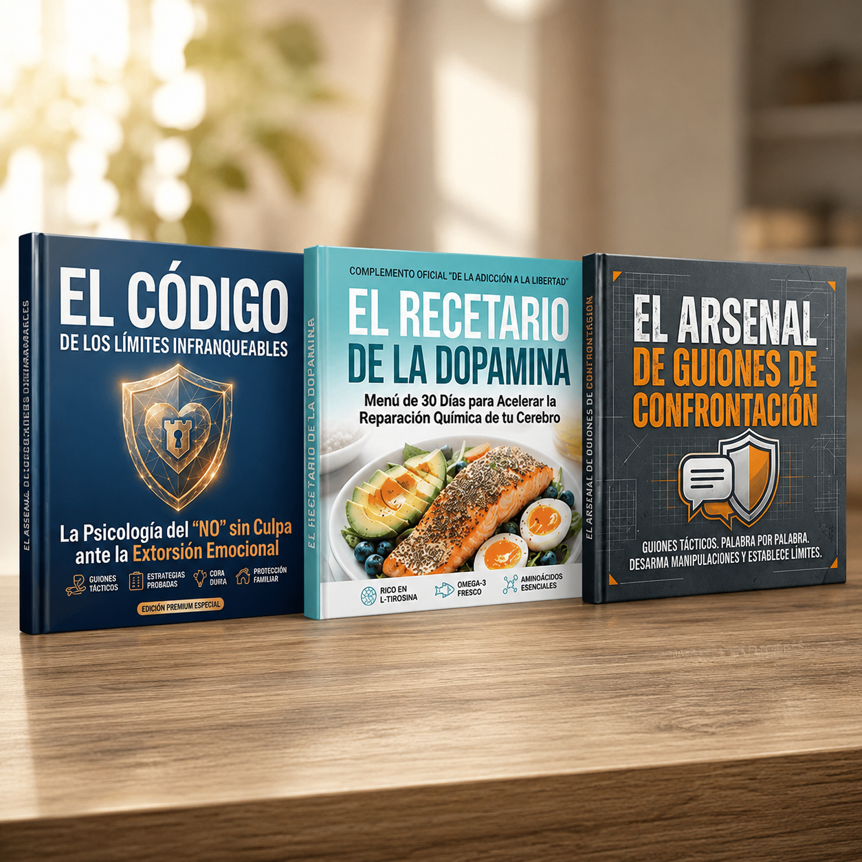 Pack TODOS en UNO: Recetario + Guiones de Confrontación + Limites Infranqueables 🔅