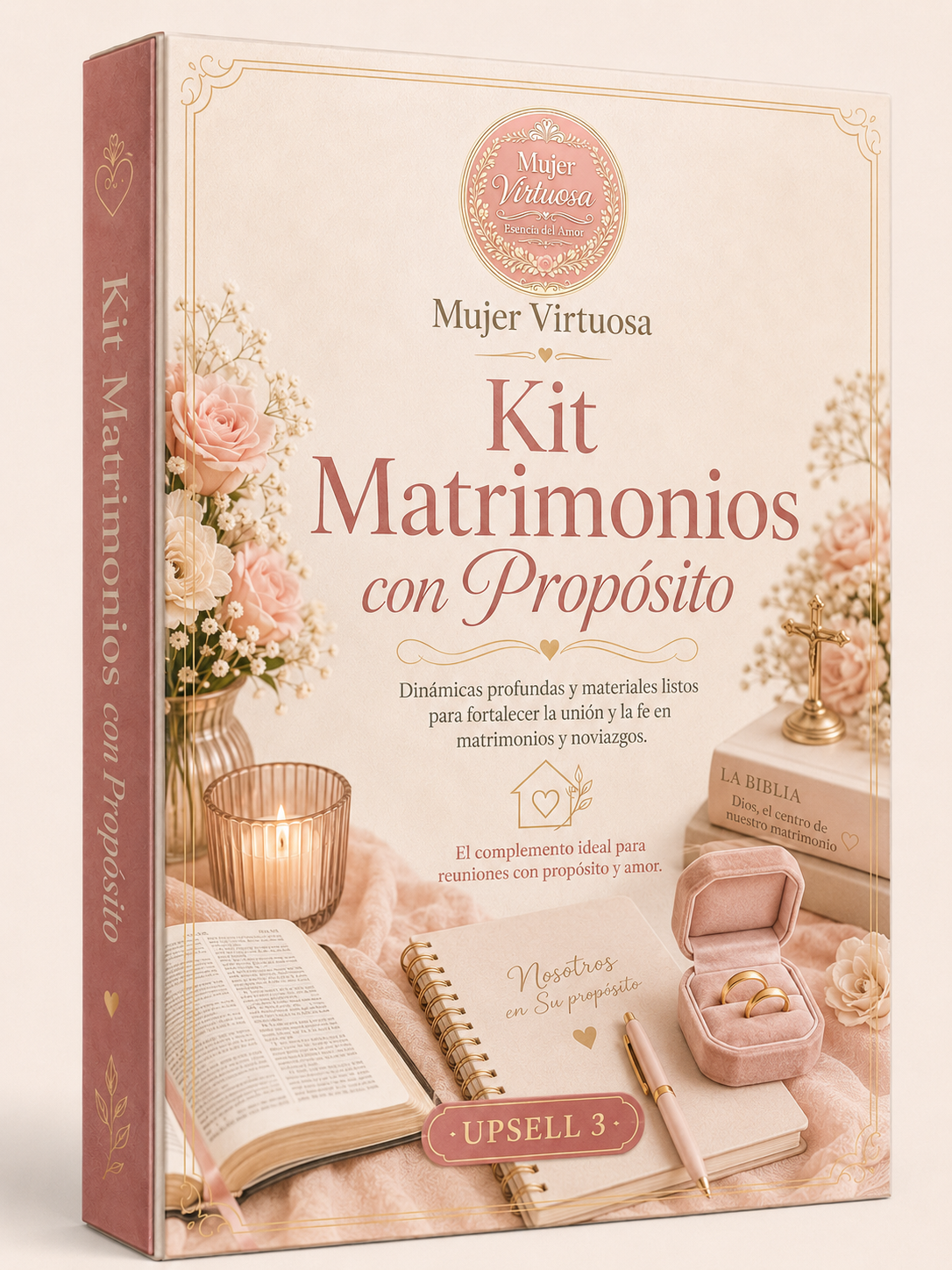 💕 Kit Matrimonios con Propósito: Dinámicas profundas y materiales listos para fortalecer la unión y la fe en matrimonios y noviazgos — ideal para reuniones con propósito y amor.